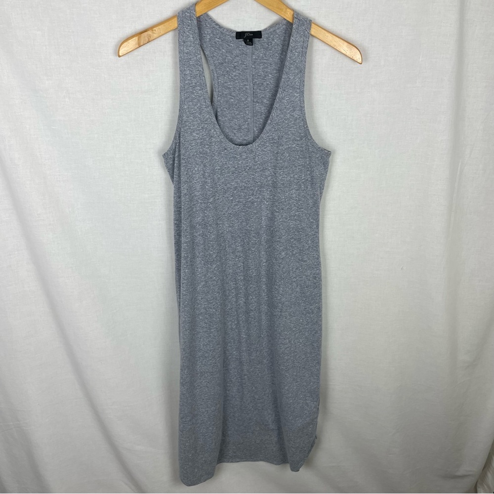 J. Crew Racerback Casual Cotton Midi Dress